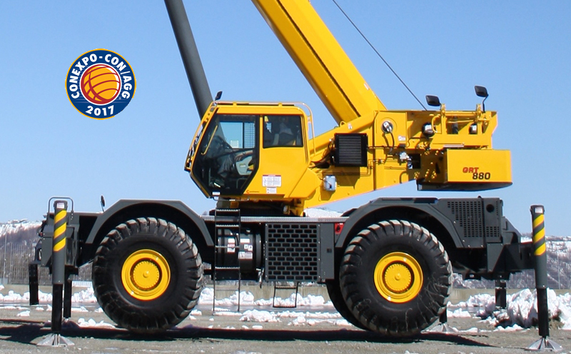Grove GRT880 to be shown for first time in North America at CONEXPO 2017