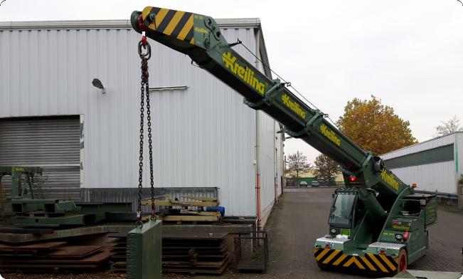 Valla, a manufacturer of carry deck industrial cranes introduces the reengineered 250 E