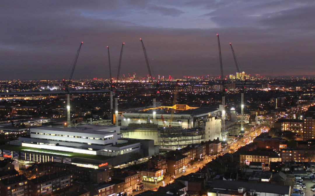 Tottenham Spurs set for £3.5m windfall when they sell luffing tower cranes building their new stadium