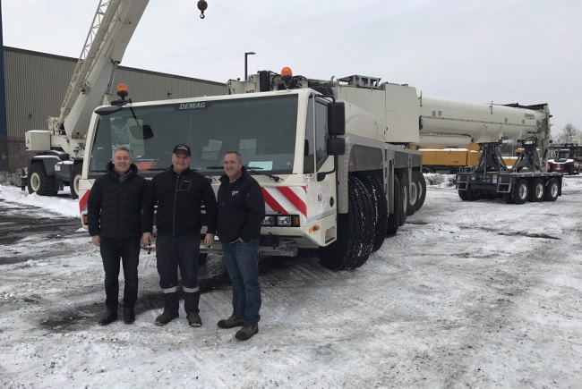Ontario based Kerr Crane Service add Demag All Terrain Crane to fleet
