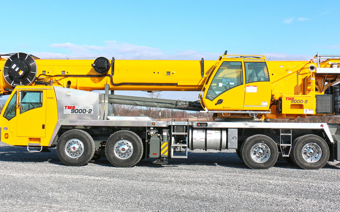 Official Video of the new Grove TMS9000-2 115-ton US  telescopic truck crane