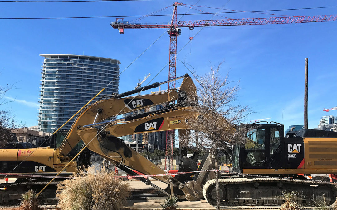 The DFW metroplex has more tower cranes in operation than any other region in the USA