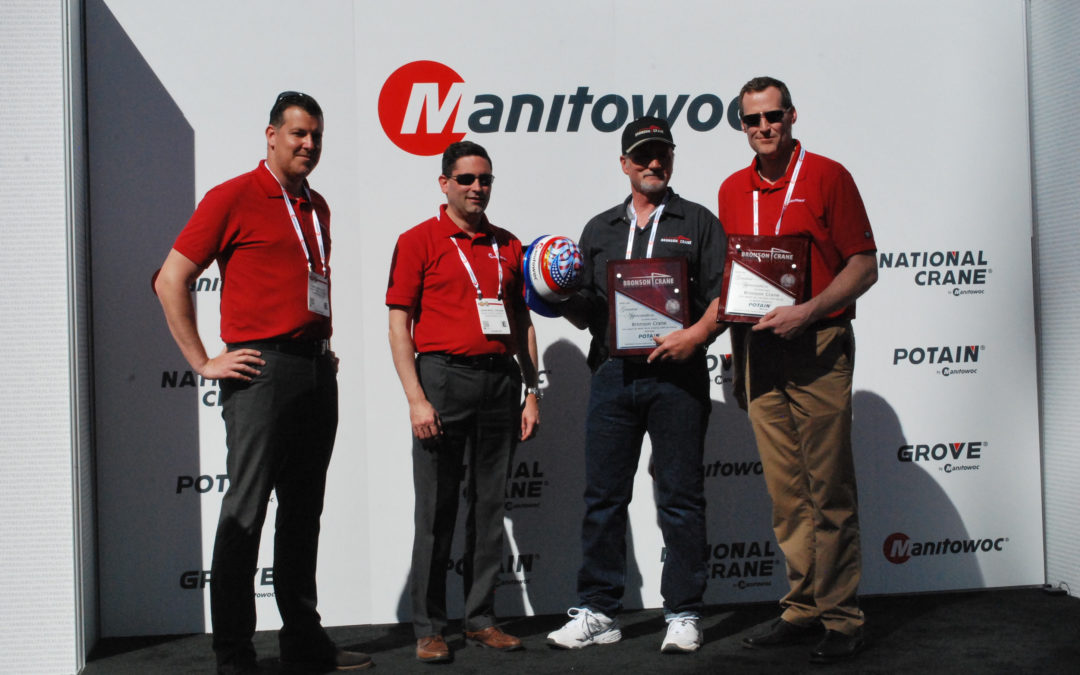 Bronson Crane purchased first Potain Hup 40-30 self erecting tower crane in North America