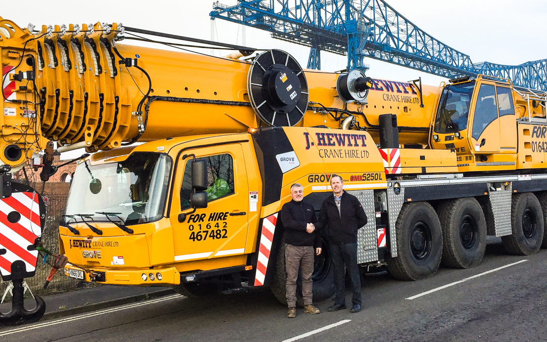 J. Hewitt Crane Hire adds a Grove GMK5250L All Terrain Mobile Crane to fleet
