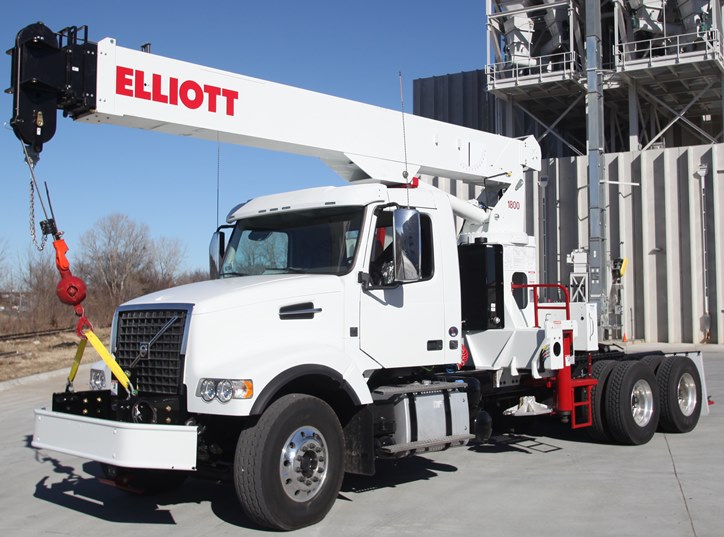 Elliott Equipment launches redesigned 18-ton 1881TM Tractor Mounted Boom Truck Crane