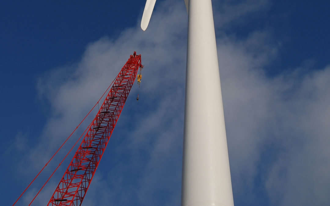Operator dead after crane strikes high-tension power line on Wind Project in Vermont