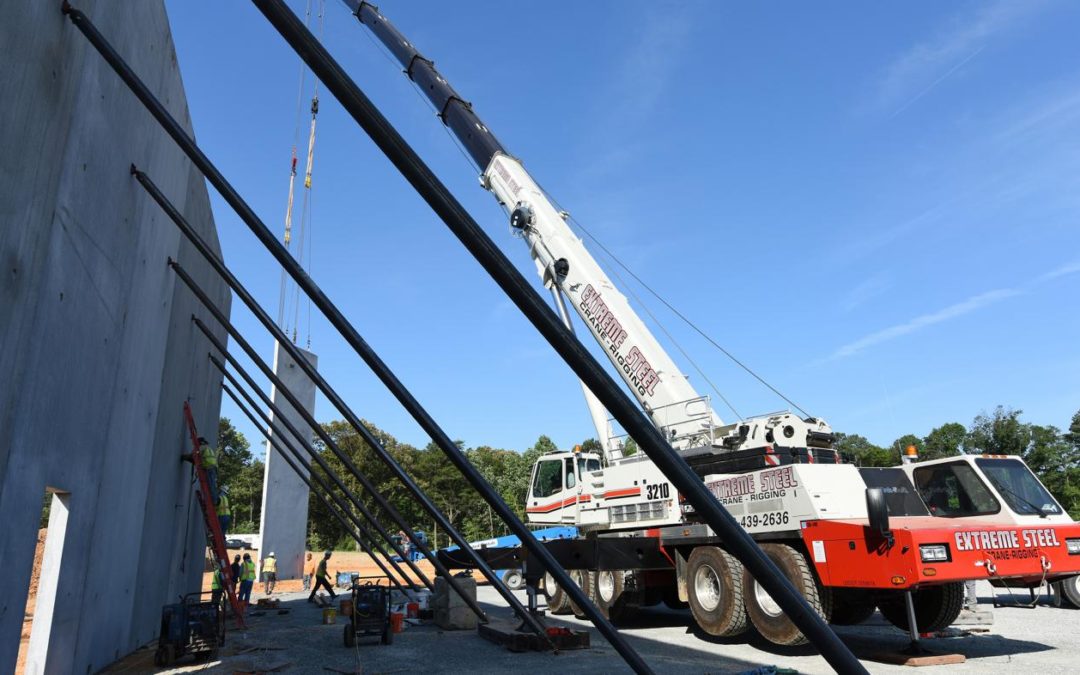 A Link-Belt ATC-3210 All Terrain Crane the right fit for Extreme Steel in Northern Virginia