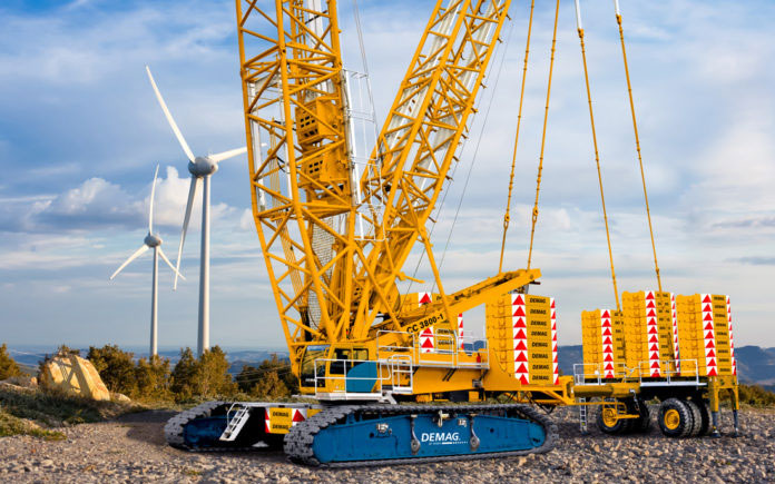 Gruas Maule based in Chile orders a Demag CC 3800-1 lattice boom crawler crane