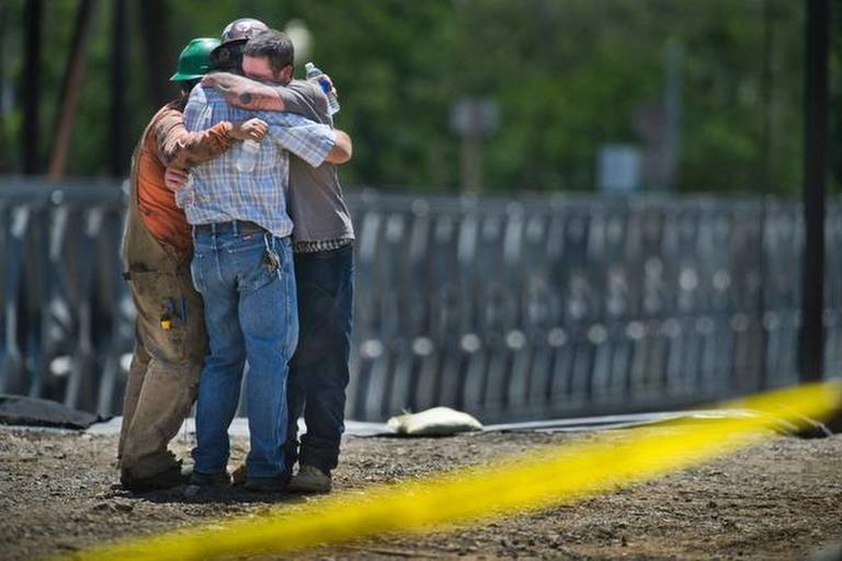 Thankfully crane operator no longer faces manslaughter charges for accident that killed his son and coworker