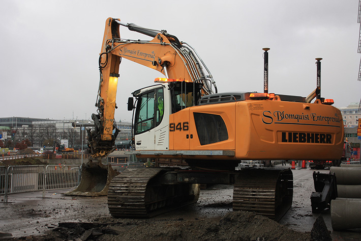 Swedish company S Blomquist Entreprenad AB loving the recently purchased Liebherr R 946 LC-V excavator