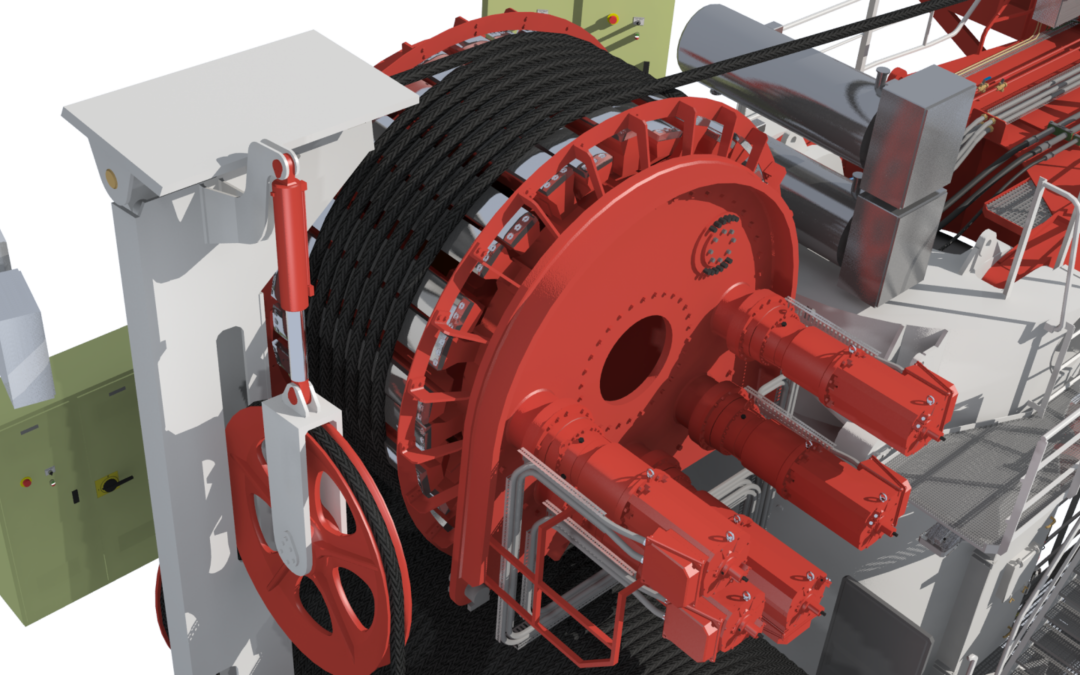 MacGregor is now building the most advanced fiber-rope crane on the market, the 150-ton FibreTrac crane