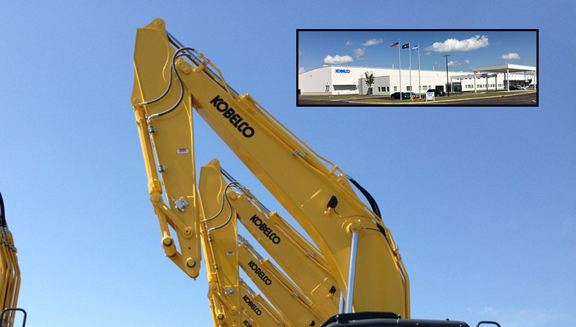 Kobelco is ramping up production at the new North American excavator facility in South Carolina