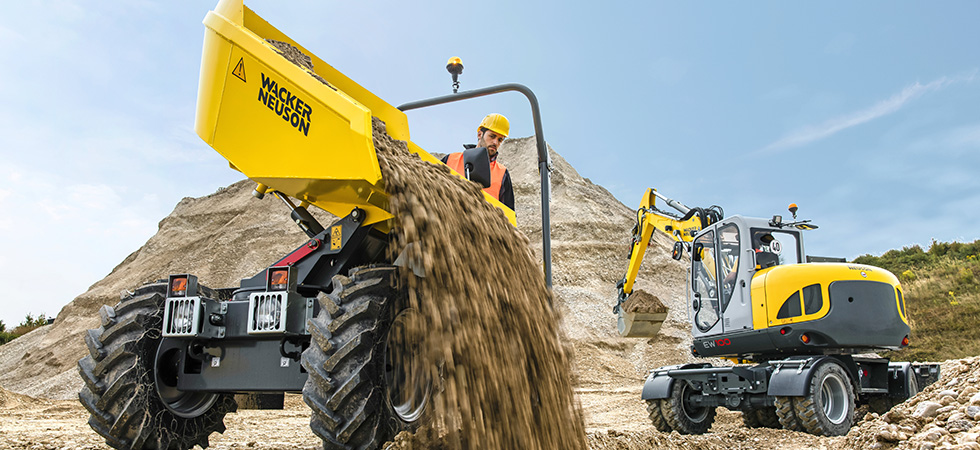 Wacker Neuson reported a record rise in revenue for the first quarter of 2017