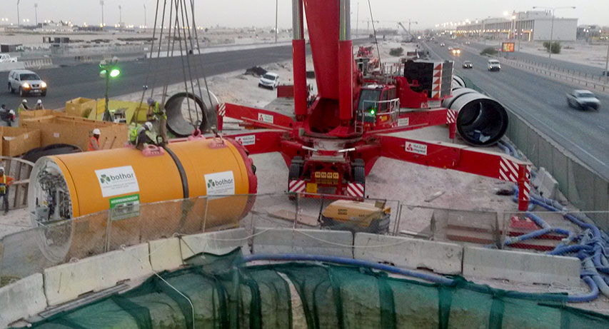 Sydney Australia’s Bothar Boring & Tunneling adds a Demag AC 500-8, a Demag AC 100-4L and a Terex Explorer 5600