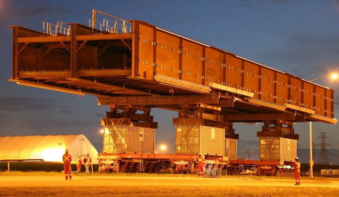 Mammoet implements the ABC approach, or Accelerated Bridge Construction method in Western Canada