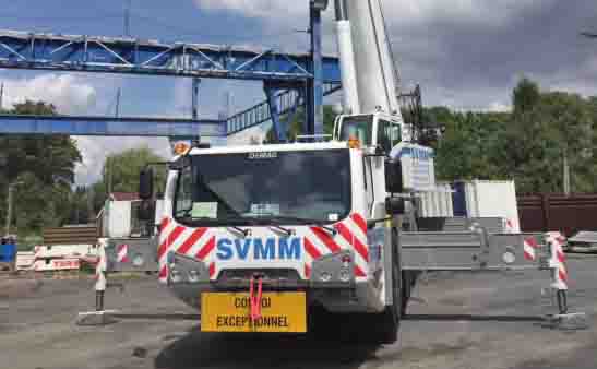 S.V.M.M. based in Northeastern France receives new Demag AC 160-5 All Terrain Crane