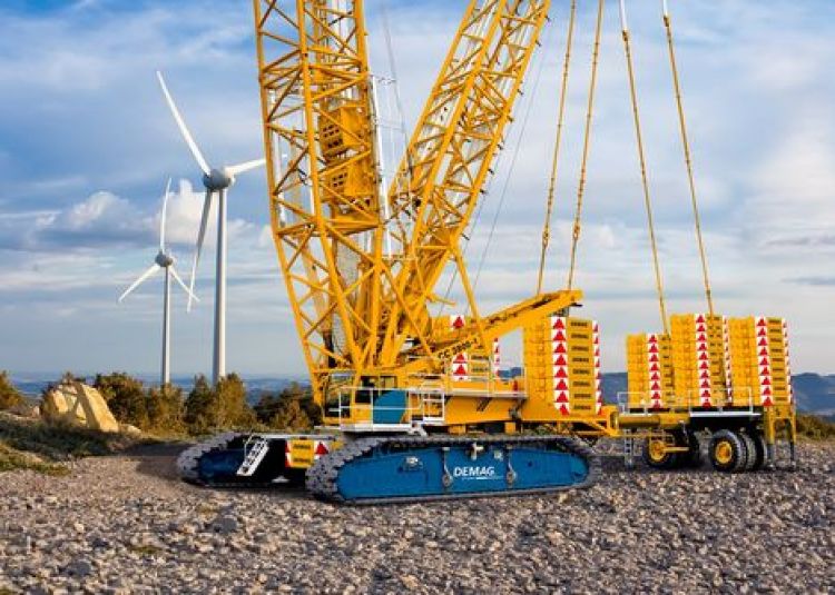 Six Demags going to Poland’s Crane Rental, three Crawlers and three All Terrains