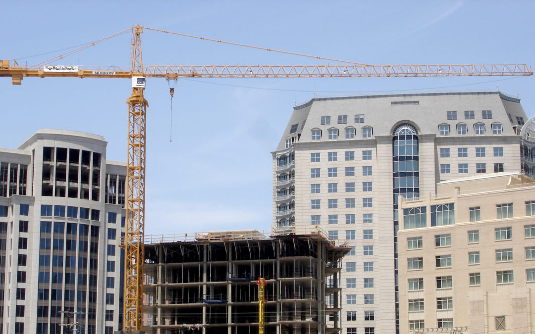DFW still Tops Nation in Tower Cranes with an estimated 105 in the skyline