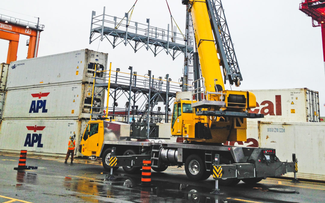 R&D Crane Rental based in Nova Scotia put Canada’s 1st Grove TMS9000-2 Telescopic Truck Crane to Work