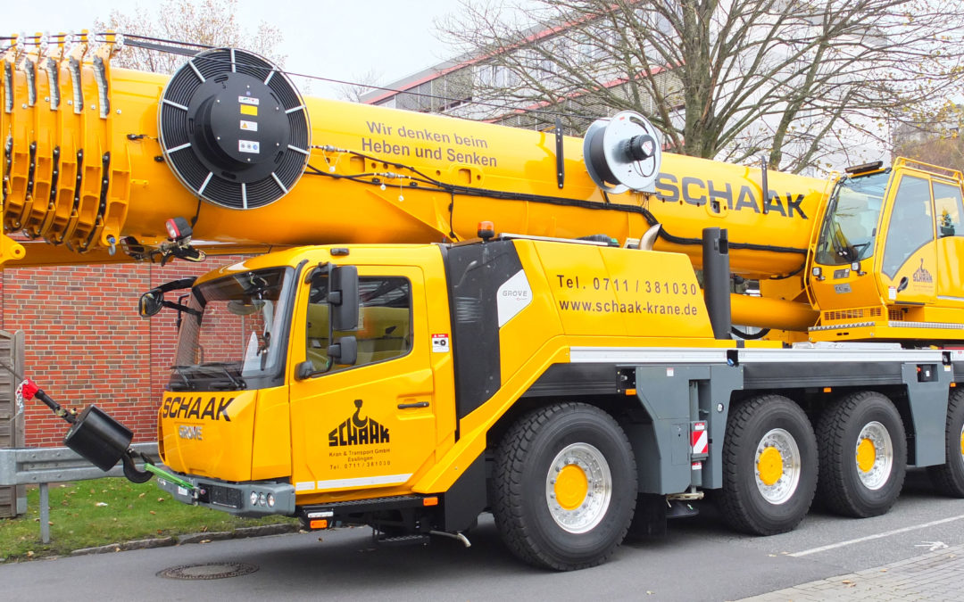 Schaak Kran & Transporte adds a new Grove GMK5150L All Terrain Crane to fleet