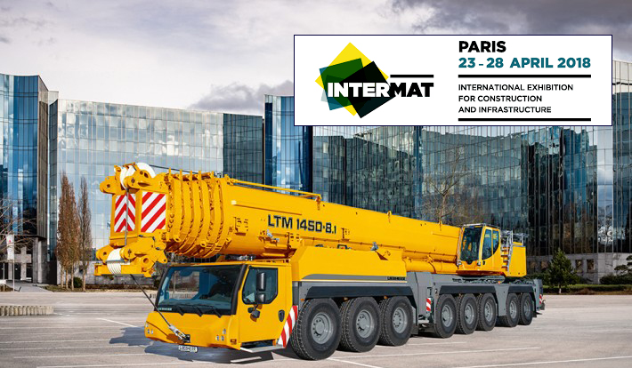 In April, Liebherr will present the Liebherr LTM 1450-8.1 @ the Intermat show in Paris
