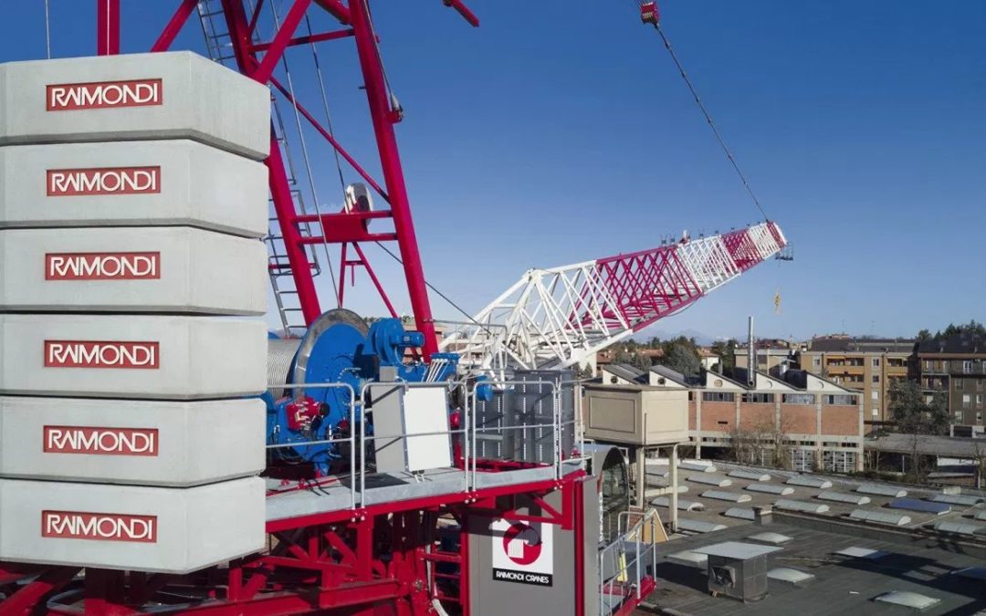 Raimondi introduces heavy lifting technology to the LR330 Luffing Jib Tower Crane