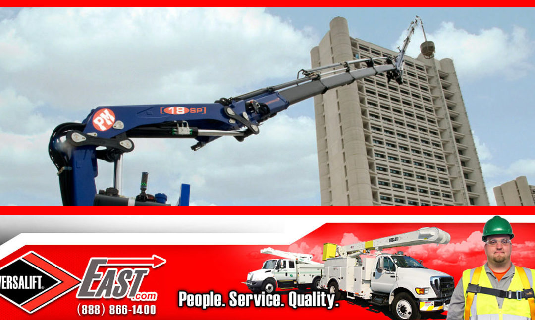 Manitex appoints Versalift East LLC. as a Distributor of Manitex Knuckle Boom and Aerial Lift products