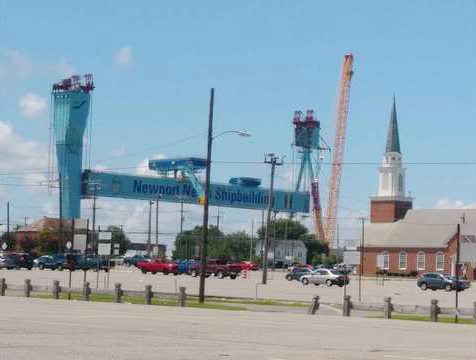 TIME-LAPSE: New Goliath gantry crane lifted at Newport News Shipbuilding