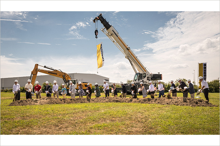 Liebherr USA Co., breaks ground on new headquarters in Newport News, VA