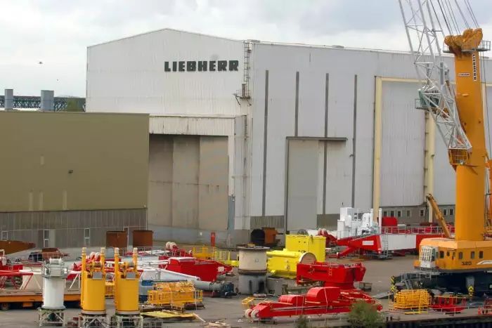 Liebherr workers at the Sunderland, England plant taking action to strike tonight