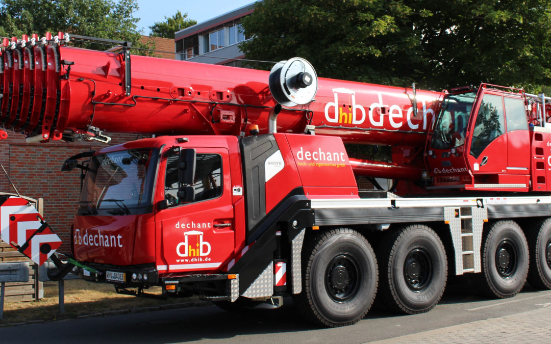 German Concrete specialist dechant hoch and ingenieurbau adds a Grove GMK4100L-1 All Terrain Crane