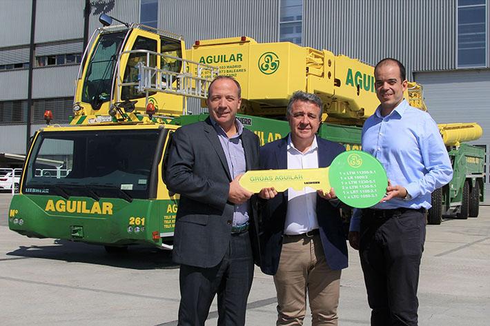 Spanish crane hire firm Gruas Aguilar buys seven Liebherr cranes