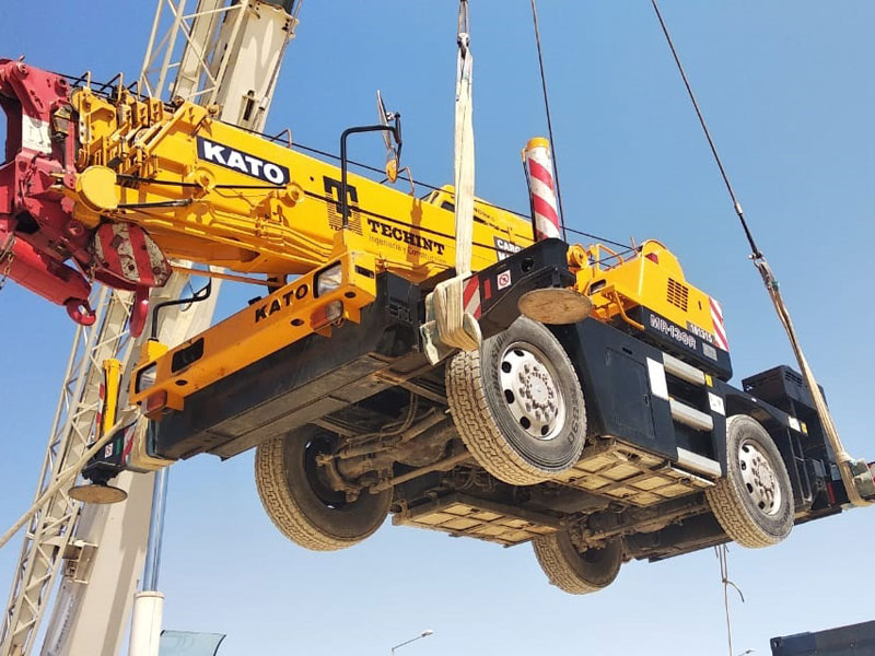 Kato Crane ships from Egypt to Buenos Aires, Argentina