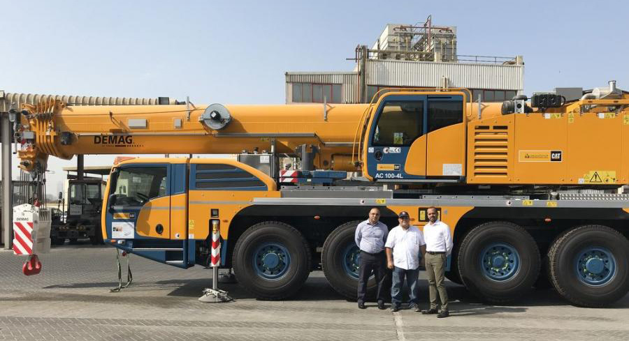 Sharjah Seaports in UAE adds a Demag AC 100-4L All Terrain Crane