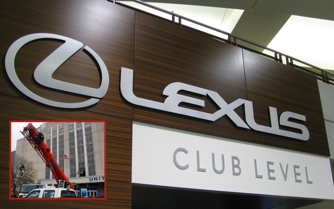 How did Stevenson Crane get those Magnificent Cars On The Club Level At The United Center in Chicago?