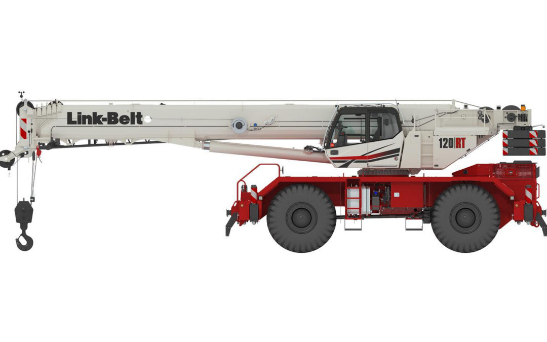 Link-Belt released details on a new 120-ton model 120RT Rough Terrain Crane