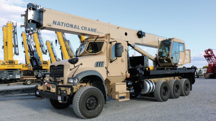Manitowoc Group unveils the ATC-40T, a National Boom Truck Crane mounted on a Mack for Defence