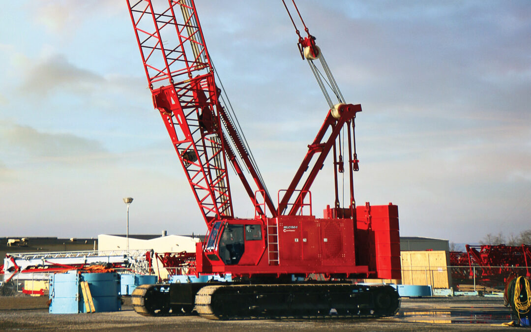 At ConExpo Manitowoc will unvail the new American-made MLC150-1 Crawler Crane