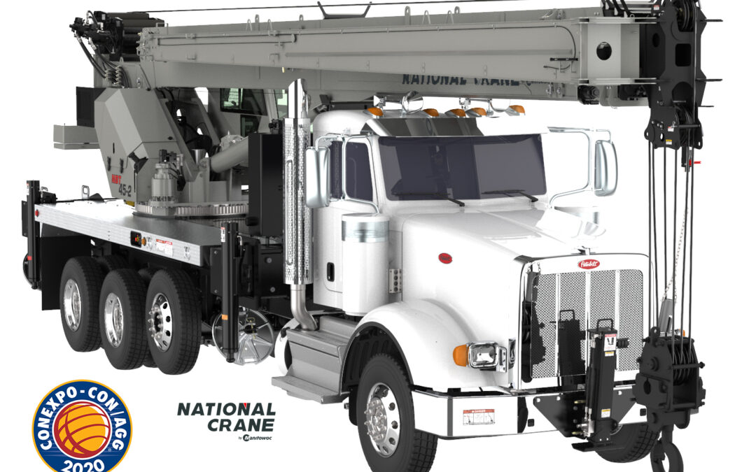 Manitowoc introduces the National NBT40-2 Series Boom Truck Crane made in the USA