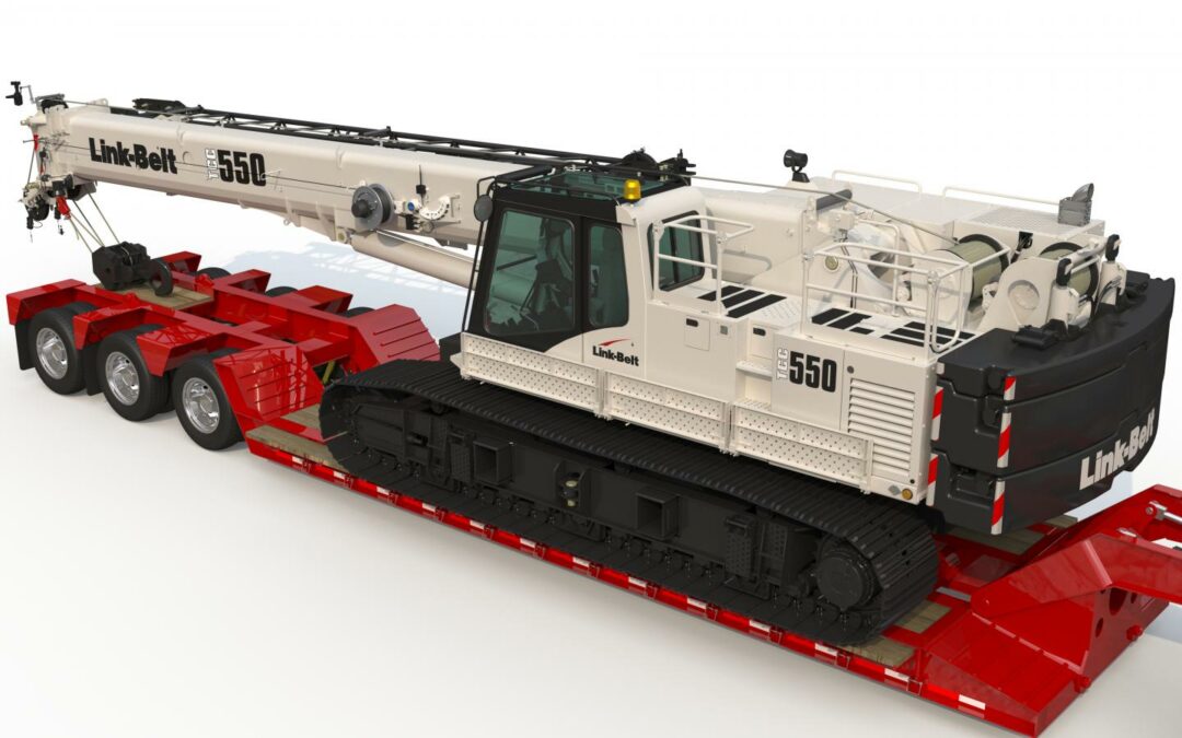 Link-Belt adds new TCC-550 Telescopic Boom Crawler Crane to Product Line-Up