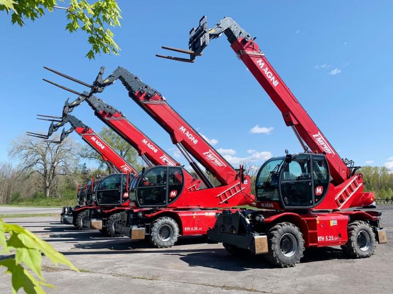 Empire Crane, a top Magni Rotating Telehandler distributor adds 15 new models to Fleet