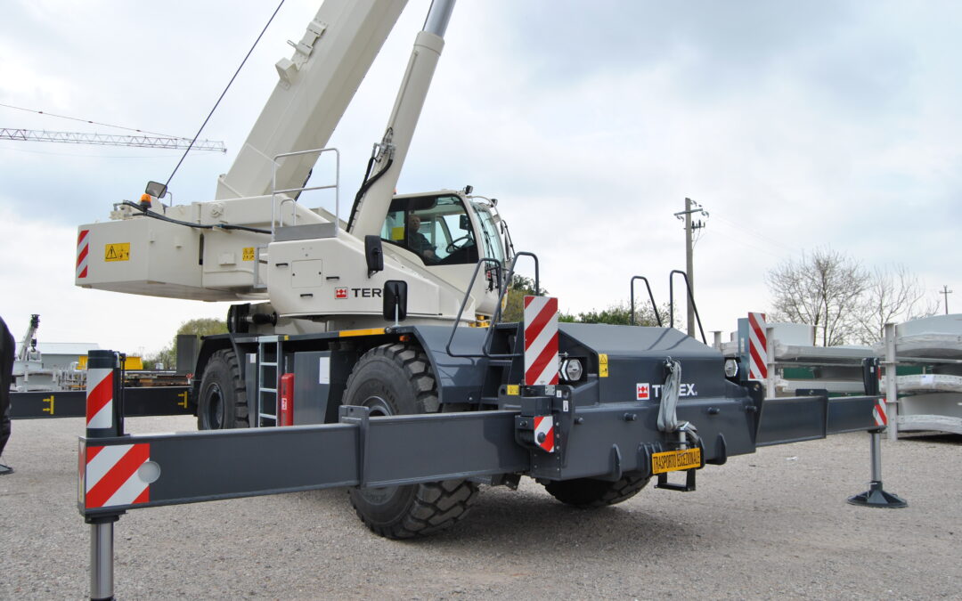 Scandiuzzi acquires two NEW Terex TRT 80 Rough Terrain Cranes from Tecno-Gru srl