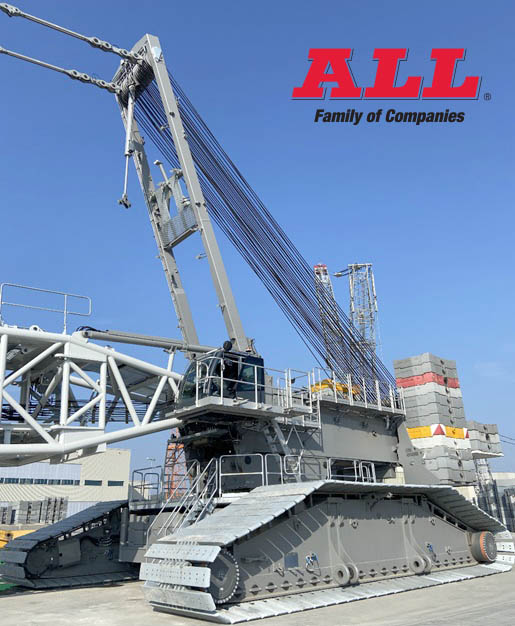 All Family of Companies taking delivery of 25 new Liebherr Cranes, including a LR 11000 crawler